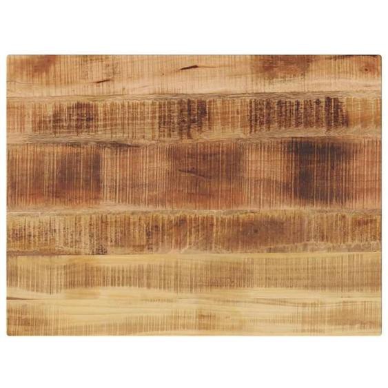 vidaXL Dessus de table rectangulaire bois massif de manguier brut 371330