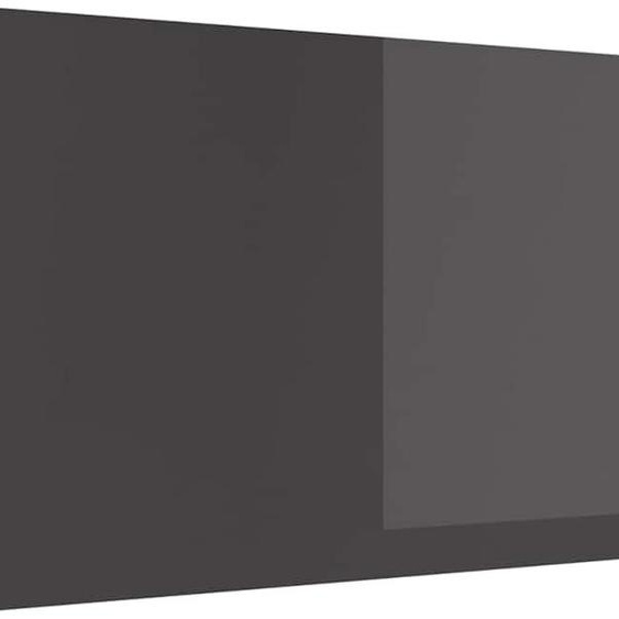 vidaXL Dos de cuisine 2 pcs gris foncé 110 x 60 cm Verre trempé