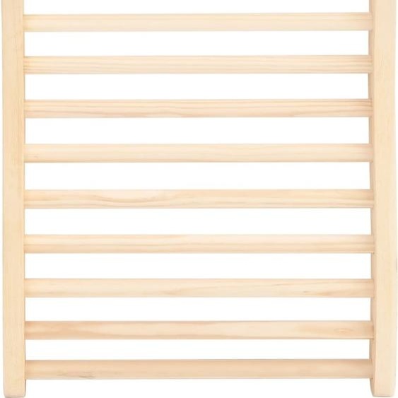 vidaXL Dossier de sauna en forme de S pin massif