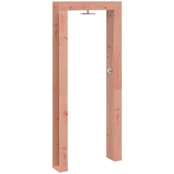 vidaXL : Douche de jardin, 226 cm, en bois de douglas massif et en acier inoxydable, finition naturelle