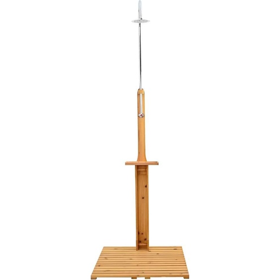 vidaXL Douche de jardin en bois
