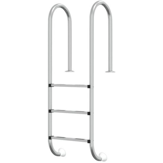 vidaXL Échelle de piscine 54x38x158 cm Acier inoxydable 304
