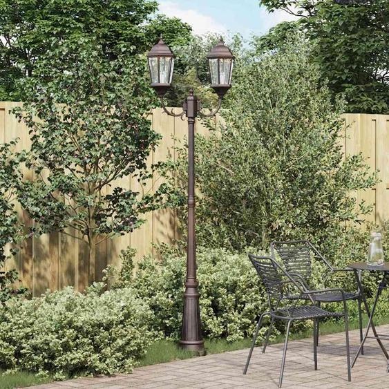 vidaXL, éclairage de jardin, 68 x 20 x 235 cm, aluminium et verre