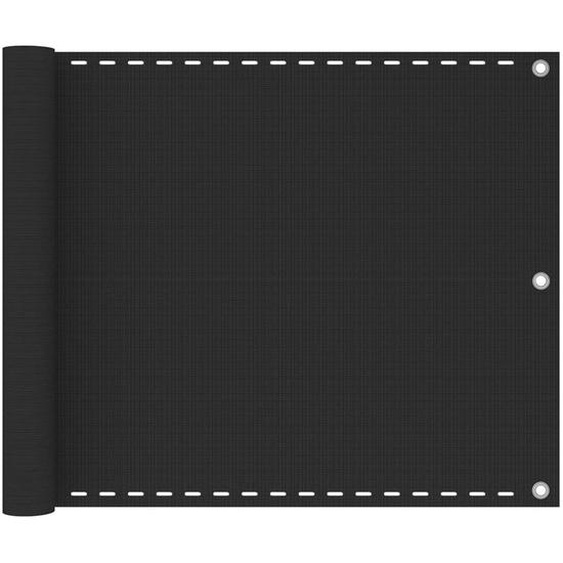 vidaXL Écran de balcon en PEHD 75 x 600 cm Anthracite