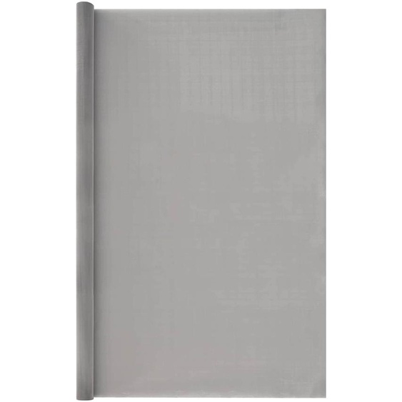 vidaXL Écran en mailles 120 x 2000 cm, 120 mailles, acier inoxydable 201, argent
