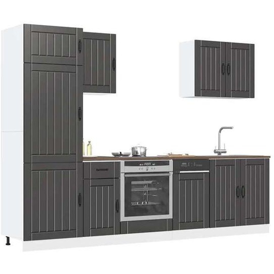 vidaXL Ensemble darmoires de cuisine 7 pcs Kalmar bois dingénierie, ensemble darmoire, étagère de rangement, placard, 3314772