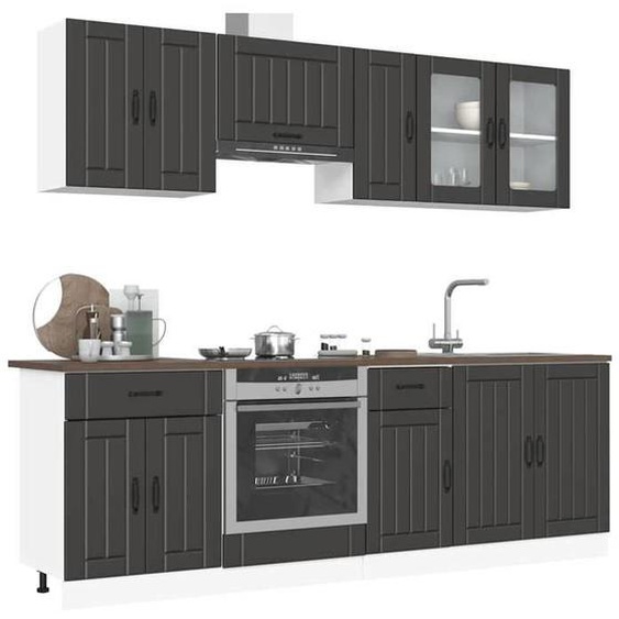 vidaXL Ensemble darmoires de cuisine 8 pcs Kalmar bois dingénierie 3314832