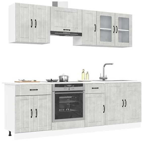 vidaXL Ensemble darmoires de cuisine 8 pcs Kalmar bois dingénierie 3314835