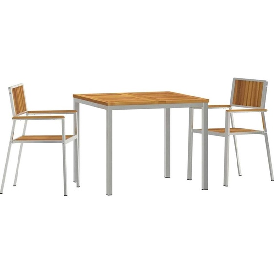 vidaXL : Ensemble de 3 tables dextérieur, 90 x 90 x 75 cm