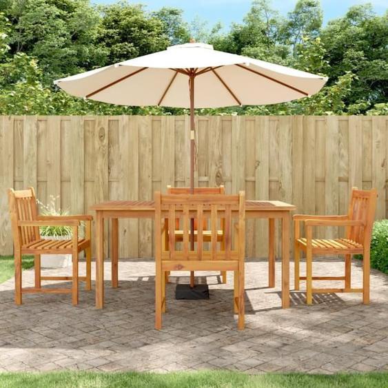 vidaXL Ensemble de salle à manger de jardin 5 pcs Bois dacacia solide 3206277