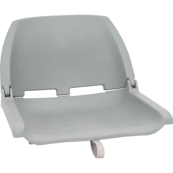 vidaXL Ensemble de siège de bateau 2 pièces Pliable Sans coussin Gris 48x51x41 cm