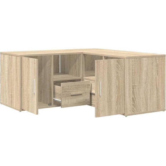 vidaXL Étagère dangle Chêne Sonoma 160x40x45 cm Matériau dérivé du bois