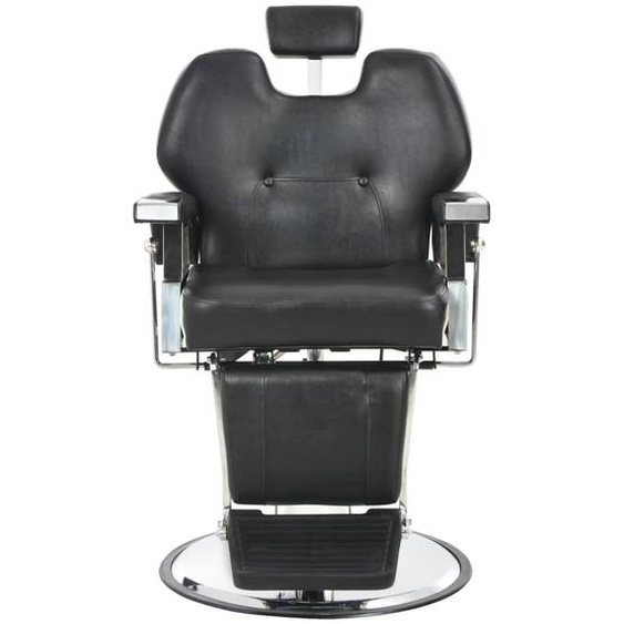 vidaXL Fauteuil de coiffure noir 72×68×98 cm similicuir