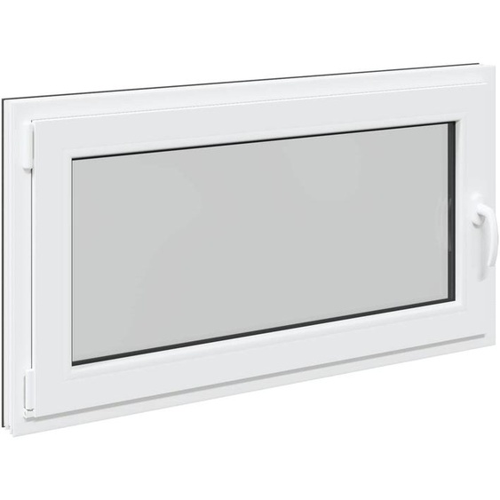 vidaXL Fenêtre de cave RISOR 110 x 70 cm PVC et verre, anthracite