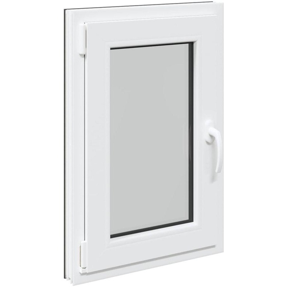 vidaXL Fenêtre de cave RISOR 50 x 75 cm PVC et verre, anthracite