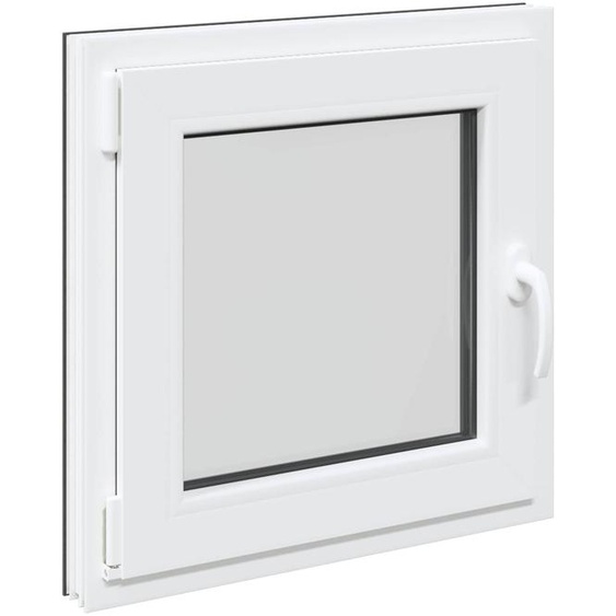 vidaXL Fenêtre de cave RISOR 60 x 60 cm PVC et verre, anthracite