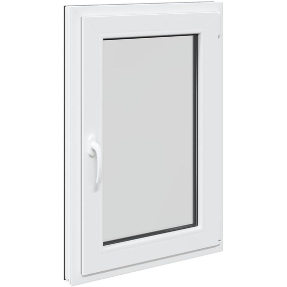 vidaXL Fenêtre de cave RISOR 60 x 80 cm PVC et verre, anthracite