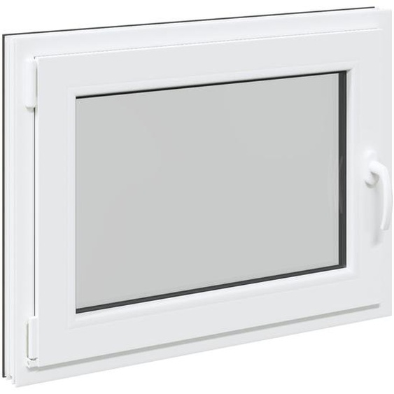 vidaXL Fenêtre de cave RISOR 80 x 60 cm PVC et verre, anthracite