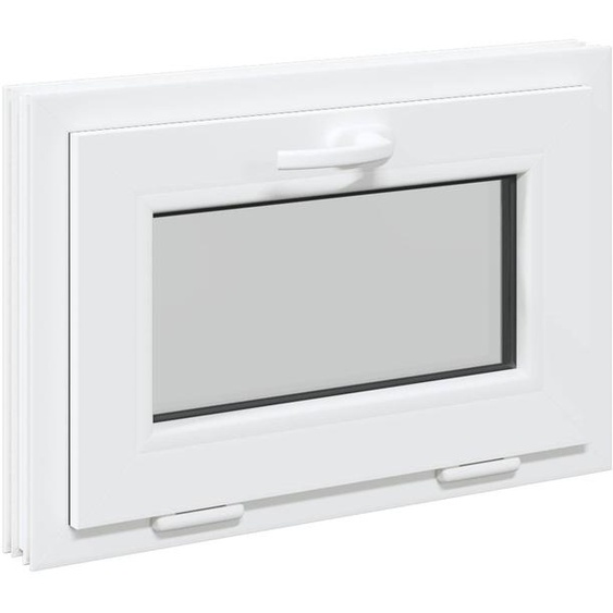 vidaXL Fenêtre pour cave RISOR, 60 x 40 cm, PVC et verre