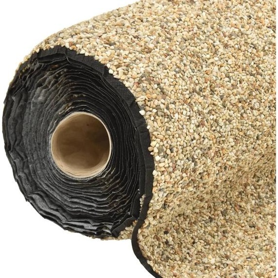 vidaXL Feuille de pierre sable naturel 400x100 cm