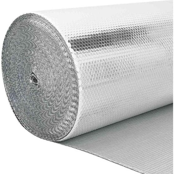 vidaXL Film réflecteur pour radiateurs Argent 0,6 x 10 m Aluminium