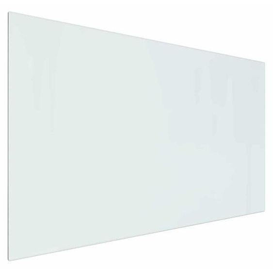vidaXL Foyer dextérieur avec plateau en verre transparent 100 x 60 cm