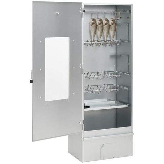 vidaXL Fumoir avec générateur de fumée froide Acier galvanisé