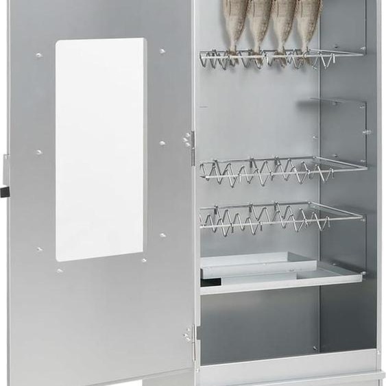 vidaXL Fumoir avec générateur de fumée froide Acier galvanisé