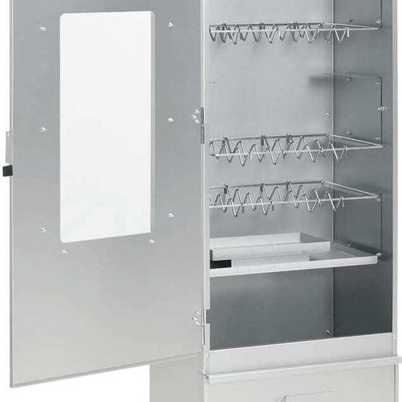 vidaXL Fumoir avec générateur de fumée froide Acier galvanisé