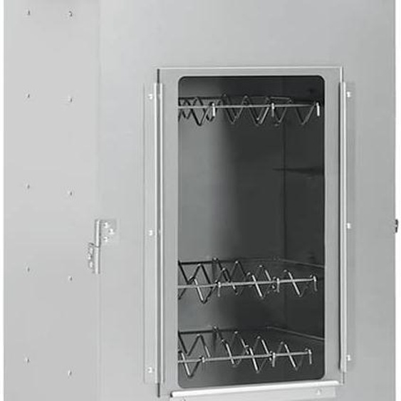 vidaXL Fumoir avec table Acier galvanisé