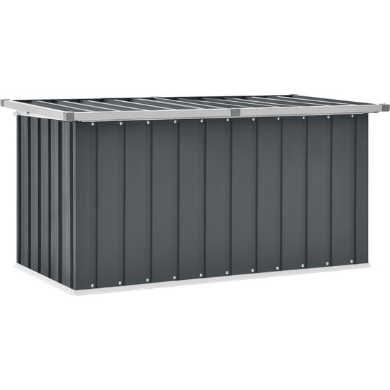 vidaXL Gartenbox Grau 129 x 67 x 65 cm