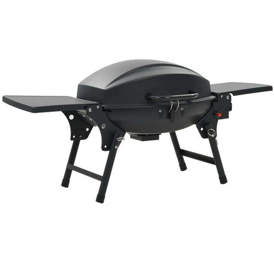 Vidaxl Gas barbecue mit Kochzone schwarz