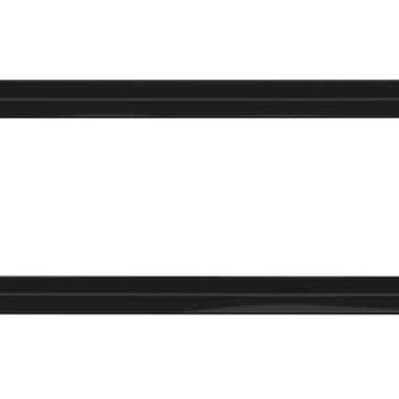 vidaXL Grille de fenêtre noire 115 x 30 cm Acier revêtu par poudre