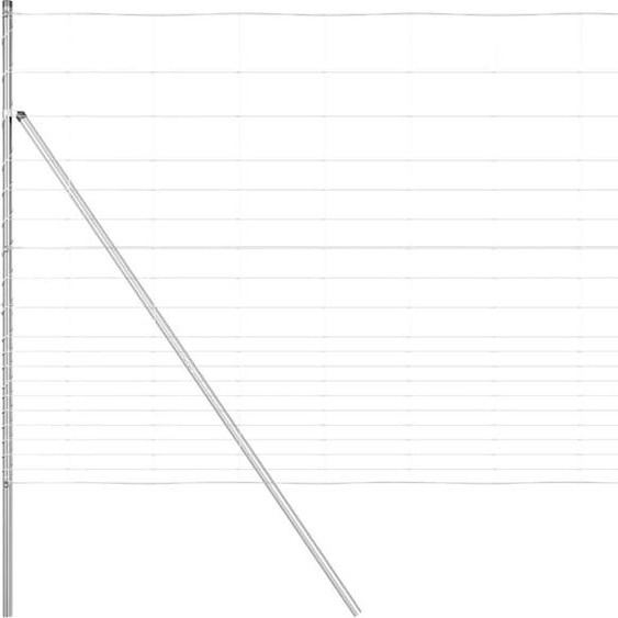 vidaXL Ground Fix Clôture en fil de fer soudé 25 x 1,6 m (L x H)