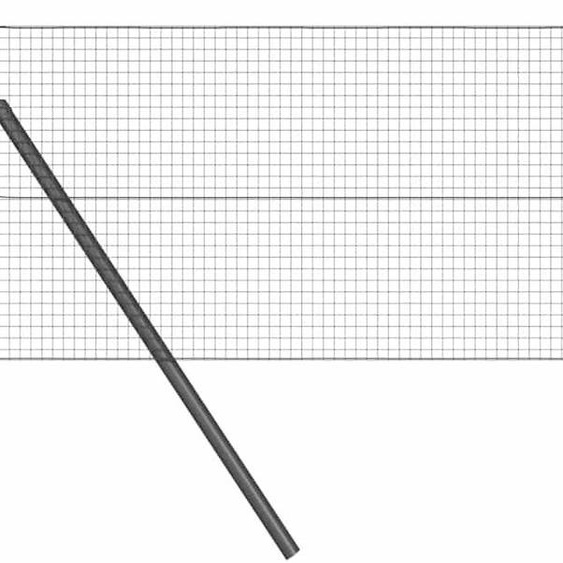 vidaXL Ground Fix Clôture en fil de fer soudé 50 x 0,5 m (L x H)