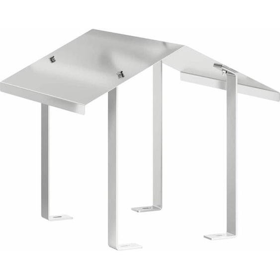 vidaXL Hotte de cheminée argentée 40 x 40 x 37,5 cm en acier inoxydable