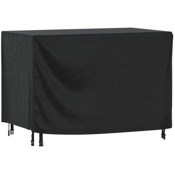vidaXL Housse de salon de jardin noir 140x70x90 cm imperméable 420D 364811
