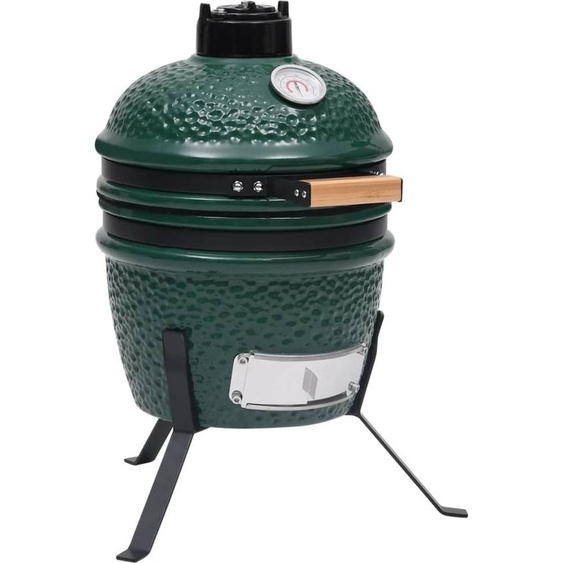 Vidaxl Kamado Barbecue 56 cm Keramikgrün