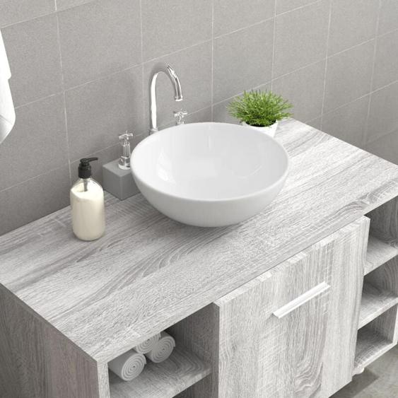 Vidaxl - Lavabo blanc 28x28x10 cm céramique