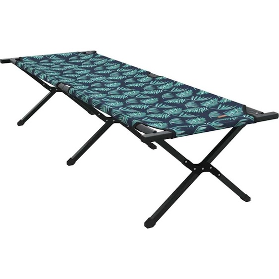 vidaXL Lit pliant pour le camping forêt de feuilles 193 x 69 x 45 cm