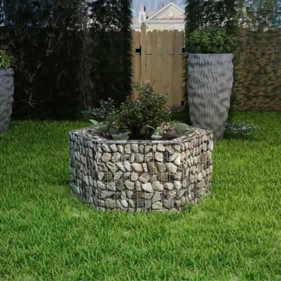 Vidaxl - Lit surélevé à gabion hexagonale 100 x 90 x 50 cm