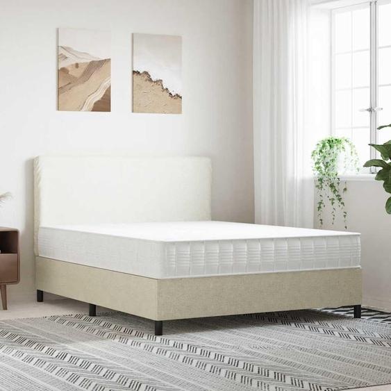vidaXL Matelas à ressorts ensachés, fermeté moyenne 160x200 cm