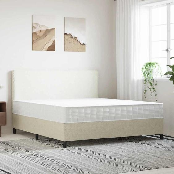 vidaXL Matelas à ressorts ensachés mi-ferme 180x200 cm