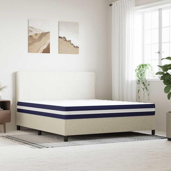vidaXL Matelas à ressorts ensachés mi-ferme 180x200 cm