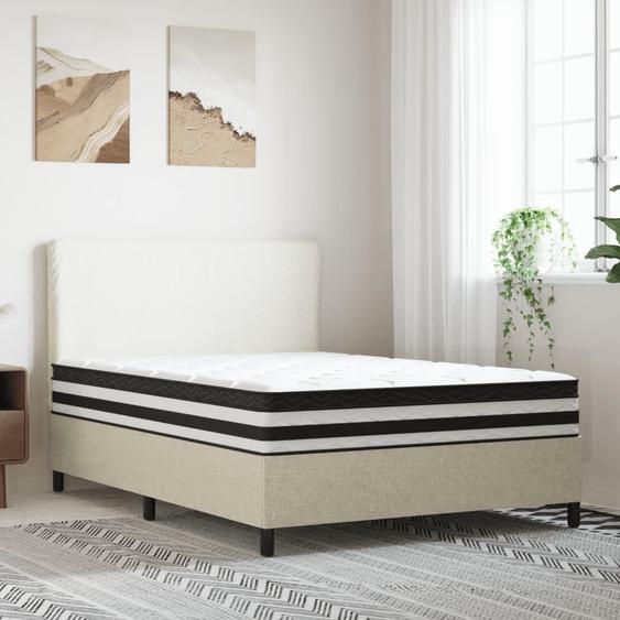 vidaXL Matelas à ressorts ensachés moyen 140x190 cm