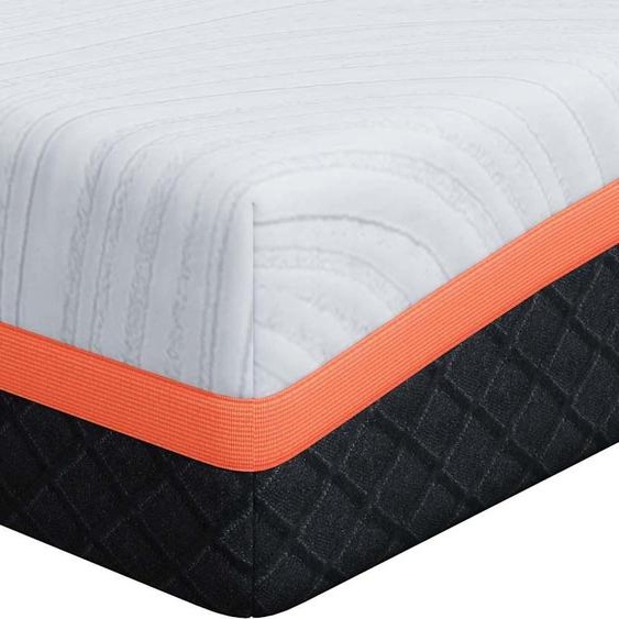 vidaXL Matelas blanc et gris 140 x 190 cm mousse à mémoire de forme