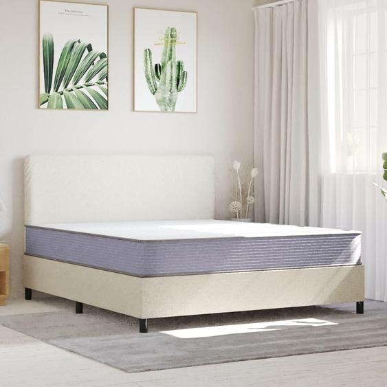 vidaXL Matelas Mousse moyennement souple 180x200 cm