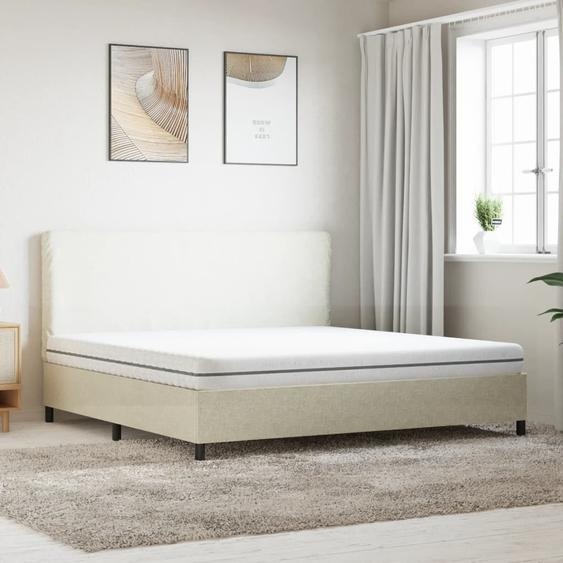 vidaXL Matelas Mousse moyennement souple 200x200 cm