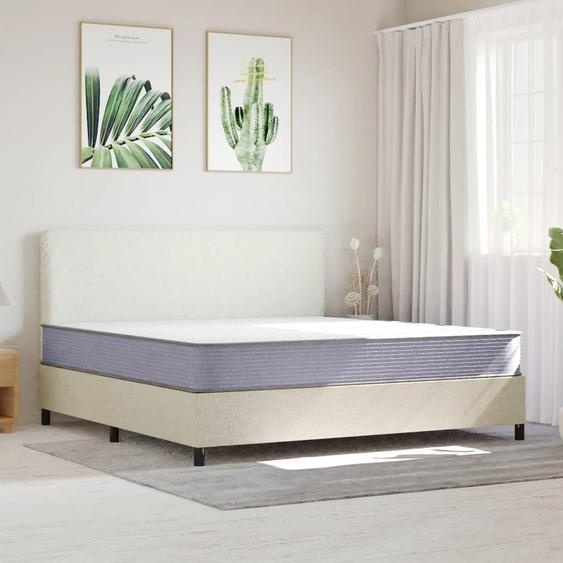 vidaXL Matelas Mousse moyennement souple 200x200 cm