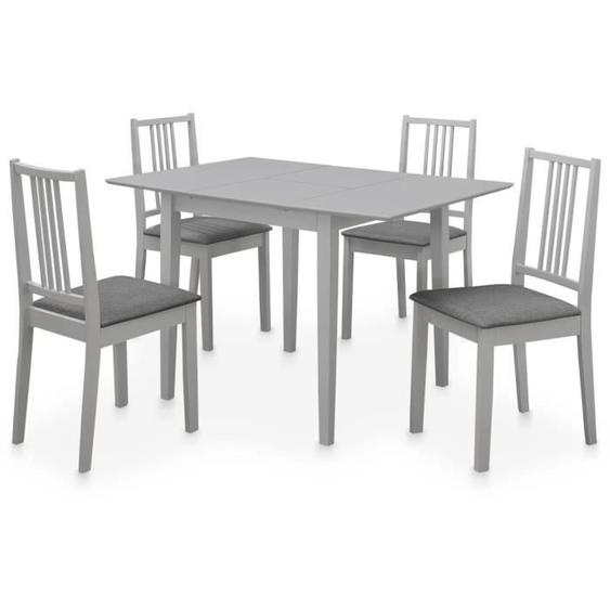 vidaXL Mobilier de Salle à Manger 5 pcs Ensemble à Dîner Table et Chaises de Salle à Manger Mobilier de Repas Mobilier de 276398